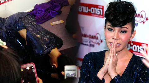 'เอมมี่' ร่ำไห้กราบสื่อท้อข่าวฉาวรุม วอนหยุดถามถึงเกาเหลา 'เปิ้ล'