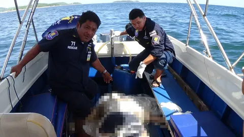 ฆ่าโหดหนุ่มนิรนาม มีดฟัน-เชือกมัดคอ โยนทิ้งทะเลพัทยา