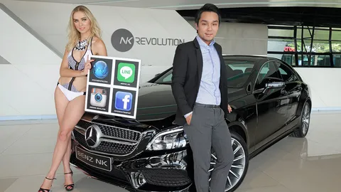 เบนซ์เอ็น.เค. ลุยดิจิตอลมาร์เก็ตติ้ง อัพเดตรถเรียลไทม์ครั้งแรกในไทย