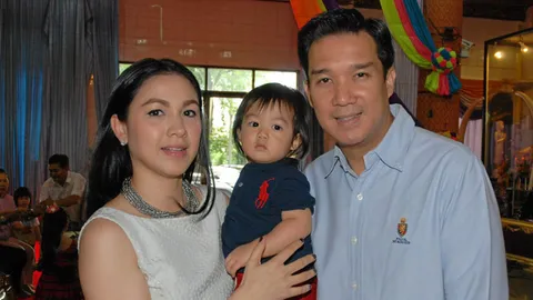 ‘กบ-บรู๊ค’เปิดตัวซุป’ตาร์ตัวน้อย‘น้องณดล’