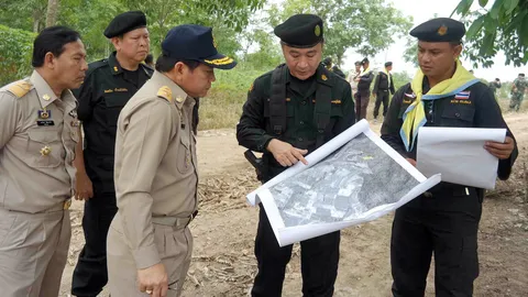 ผวจ.กำแพงเพชร นำทหาร-ตร.บุกทวงผืนป่าในเขตป่าสงวนคลองวังเจ้า