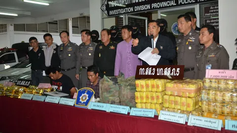 ตร.ภ.5 รวบแก๊งค้ายารายใหญ่ กลางห้างดังเชียงใหม่ 