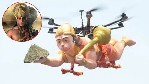 ช้าก่อน! 'หนุมานบินได้' ในอินเดีย ที่แท้แค่โปรโมทละคร ไม่ได้บูชาสิ่งศักดิ์สิทธิ์