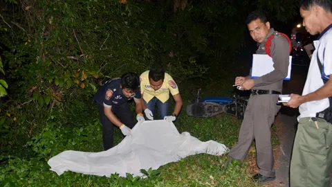 คนร้ายประกบยิงแม่ค้ามะนาวดับคาถนน ตร.มุ่งปมขัดแย้งส่วนตัว