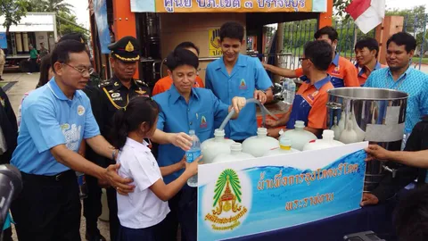 สระแก้ว เปิดศูนย์บริการฯ น้ำพระราชทาน ช่วยชาวบ้านประสบปัญหาภัยแล้ง