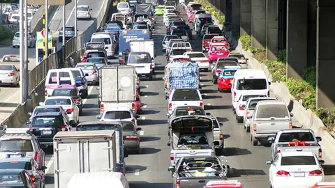 เตือน!! กระบะติดโครงเหล็กบนหลังคา ห้ามบรรทุกสิ่งของ