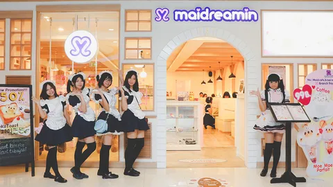 คาวาอิเขย่าหัวใจ! น้องเมดน่ารักสดใส ร้าน Maidreamin MBK (ชมคลิป)
