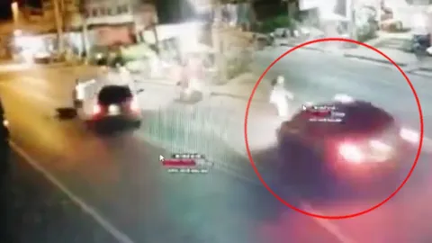 ช่วยกันแชร์! ป้าวัยเกษียน โดนเก๋งพุ่งชนอย่างจัง ก่อนขับหนีลอยนวล