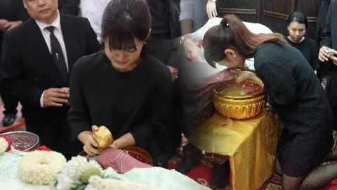 'เฟย์'ร่ำไห้ใจสลาย จุมพิตมือ ลา'สิงห์'แฟนหนุ่ม