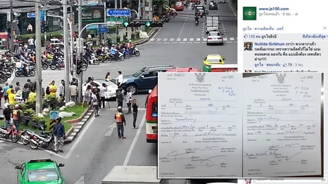 ปรับแล้ว! ตำรวจแจงกองละครดัง จอดรถถ่ายหนังกลางแยกอโศกไม่ขออนุญาต