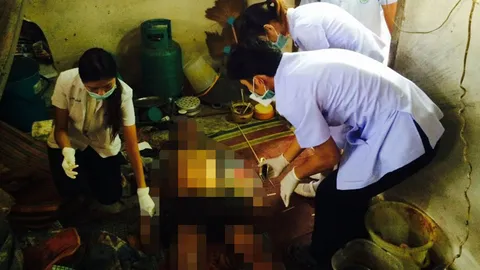 เวรกรรม! สัปเหร่อเฒ่าอยู่ดีๆ สาวเพี้ยนบุกฟันยับ 31 แผล