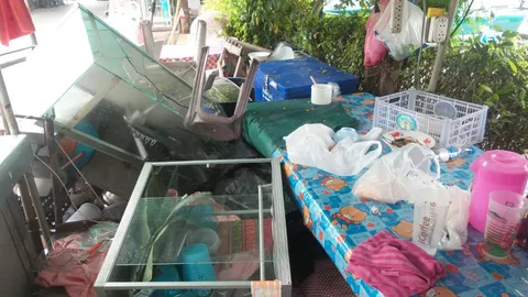 แก๊งเงินกู้เหิม ยกพวกพังร้าน จ่ายดอกไม่ทัน