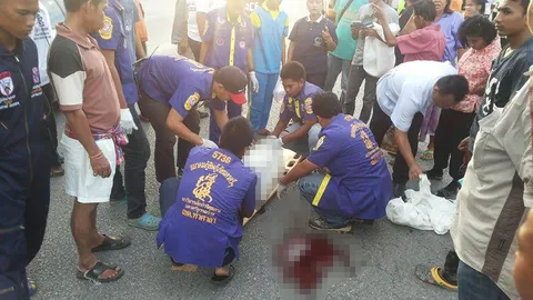 สลด! 10ล้อ เมืองคอน ขยี้ร่างเด็ก นร.อนุบาล ดับสยองคาถนน