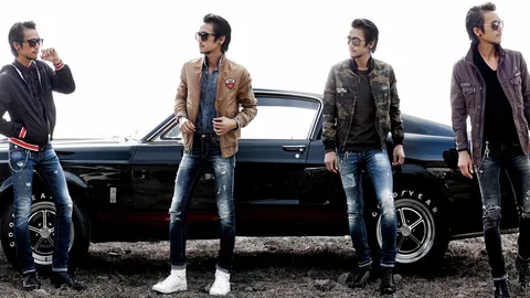 'ตูน-ใหม่' ลุคเท่ สไตล์ เรซซิ่ง