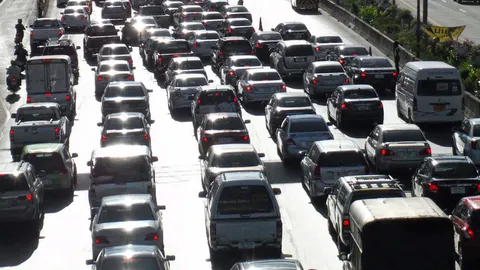 สภาพจราจรเย็นนี้ หนึบทั่วกรุง แนะเช็กเลี่ยงเส้นทาง