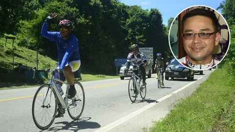 20นักปั่นจักรยานจากพนมเปญร่วม “ปั่นเพื่อแม่”