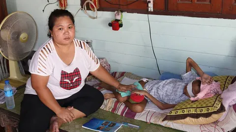 ด.ช. 10 ขวบ ป่วยมะเร็งกระดูก! แม่วอนช่วย ไม่มีเงินพาลูกไปหาหมอ  