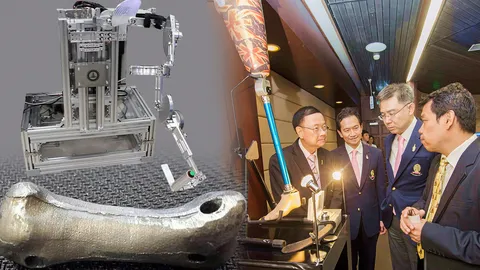 จุฬาฯโชว์นวัตกรรม 'วิศวกรรมทางการแพทย์' หุ่นยนต์ฟื้นฟูผู้ป่วย-เท้าเทียมคาร์บอนไฟเบอร์