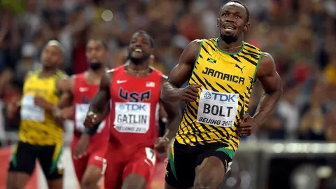 'โบลท์' เร็วที่สุด แชมป์100ม.ชาย คว้าเป็นสมัย3 
