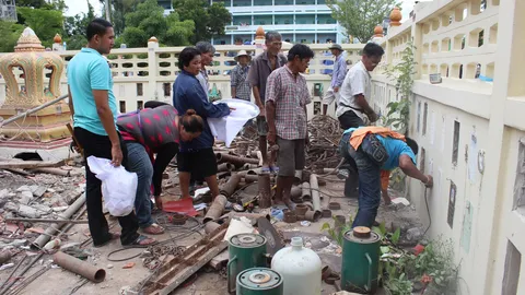 เลขอายุโบสถ์มาแรง! วัดต้นเชือกเมืองนนท์ สร้าง 2492 พังปี 2558