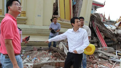 วิศวกร เผย โบสถ์วัดต้นเชือก มีการยกไม่ถูกต้อง ทำให้เกิดการถล่ม 