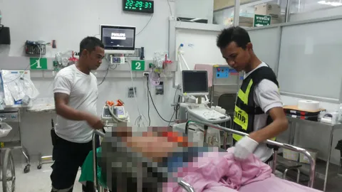 โจ๋ภูเก็ต เขม่นกัน งัดปืน9มม.ยิงคู่อริดับ1สาหัส1 หนีลอยนวล