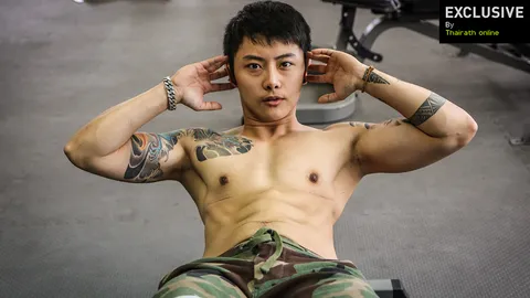 ผู้หญิงหล่ออก 3 ศอก! เปลือยซิกซ์แพ็กล่ำน่าซบ "จิ๊บ ญาณิชา" ทอมหล่อทะลุโซเชียลฯ (ชมคลิป)