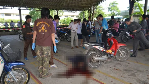 ยิงดับคาโรงงาน! สองคนคู่กัดด่ากันไปมา สุดท้ายจบด้วยลูกปืน 