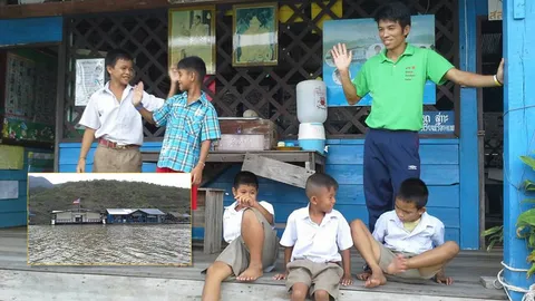 ไม่ใช่หนัง..นี่คือชีวิตจริง! 'ครูเรือนแพ' ขอรับบริจาคอาหารช่วยเด็กนักเรียน 6 ชีวิต