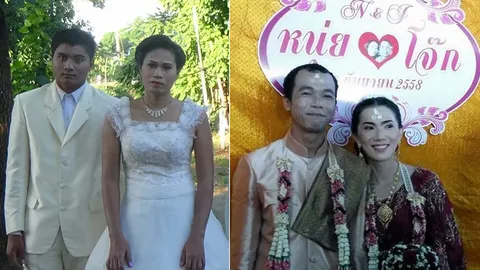 2กะเทยเข้าหอวิวาห์ ‘2หนุ่ม’ แห่ขันหมาก ไปสู่ขอตามประเพณี