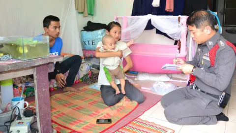 กลางวันแสกๆ! คนร้ายควงมีดจี้สาวไทยใหญ่แม่ลูกอ่อน คาห้องพัก