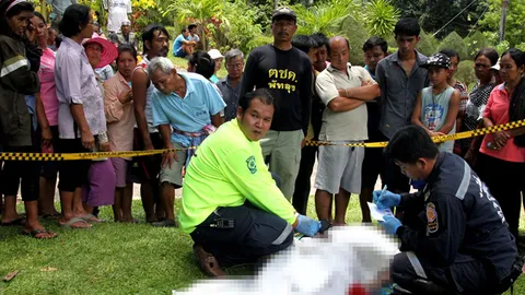 พบแล้ว 1 ศพ อสม.สาว หาปลาบนน้ำตกที่พัทลุง