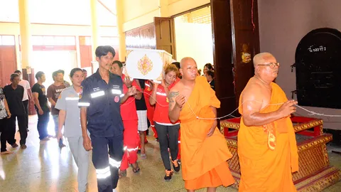 เผาแล้วศพ ด.ช. 6 ขวบ เหยื่อแม่เลี้ยงบีบคอดับ