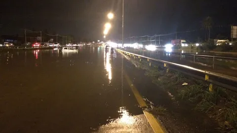 ทางหลวงตื่น! เพิ่มเครื่องสูบน้ำ 2 เครื่อง รับมือท่วมมอเตอร์เวย์ 