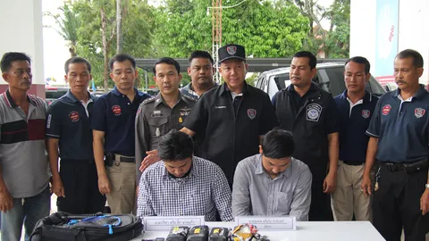 ตร.สุราษฎร์ รวบกำนันหนุ่ม ค้ายาไอซ์ ยึด 2 โล ค่าเกือบ 3 ล้าน