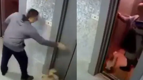 เกือบไปแล้วเจ้าตูบ! เผยคลิปอุทาหรณ์เตือนใจคนรักสุนัขขณะขึ้นลิฟต์