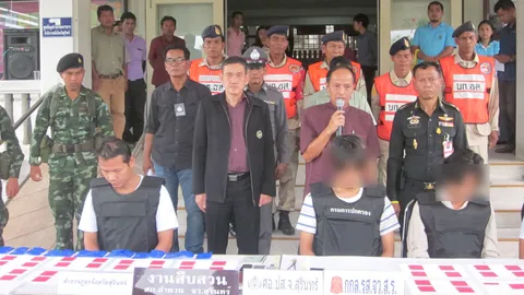 รวบแก๊งยาบ้าอีสาน รับจากเอเย่นต์ลาว ส่งตามใบสั่งคุกสุรินทร์