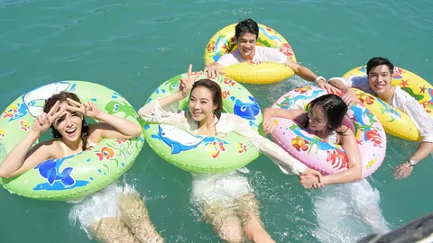 ‘เพื่อนรักฯ’เที่ยวยกแก๊ง ก้อง-นุ่น-เป๋า-คริส-ลีเดีย ฟินเสม็ด