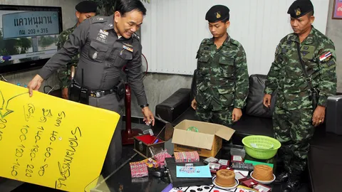 ทหาร-ตร.ทลายบ่อนย่านสายไหม จับ 17 คน อุปกรณ์เพียบทั้งไพ่ ไฮโล 