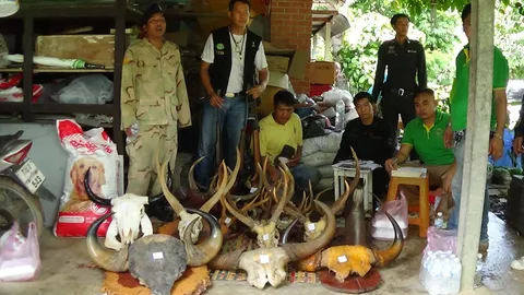 บุก บ.รับเหมาที่โพธิ์ทอง ลอบเลี้ยงสัตว์ป่าคุ้มครอง พบซากเพียบ-อายัดสอบ