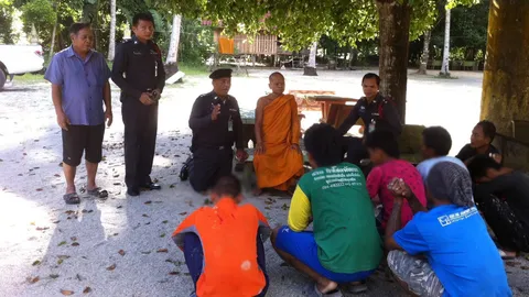 ตำรวจเร่งปรับทัศนคติ คนงาน ฆ่าหมากิน ที่เมืองคอน