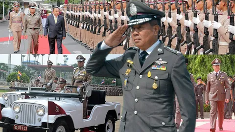 อำลาตำแหน่งสมเกียรติ “สมยศ พุ่มพันธ์ุม่วง” แบกรับก้อนอิฐและดอกไม้