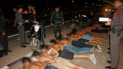 จับเด็กแว้นครึ่งร้อย ยกพวกตามไล่ตีอริ