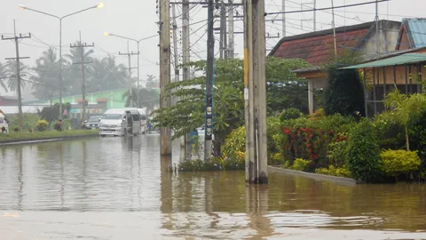 ปักธงแดง 2 คลองสตูล! ฝนตกหนัก 3 อำเภอ น้ำท่วมบ้าน ปชช. 50 ซม.