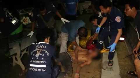 เมายับ! พังกระจกประตูแตก เพ้อถูกไล่ทำร้าย