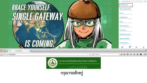 จับตา! ชาวเน็ตประกาศนัดโจมตีเว็บรัฐอีกครั้ง ต้าน 'ซิงเกิล เกตเวย์'