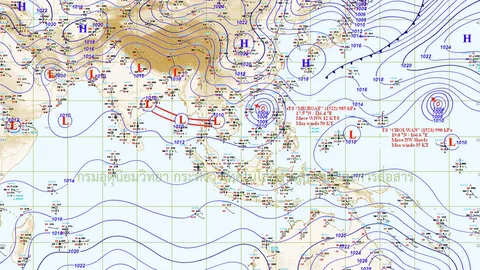 ฝนถล่มกทม.แต่เช้า 70% ของพื้นที่ เหนืออีสานและกลางตกไปถึงเย็น
