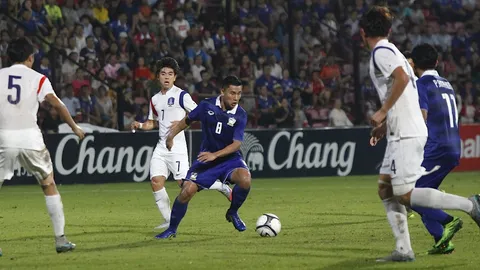 'ช้างศึก' สุดต้าน! พ่าย 'โสมขาว' 1-2 คัดบอลยู19 เอเชีย