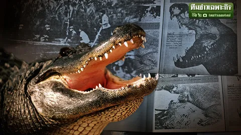 เปิดตำนานเพชฌฆาตลุ่มน้ำ 'ไอ้ด่าง บางมุด' โคตรจระเข้งาบ 6 ศพ