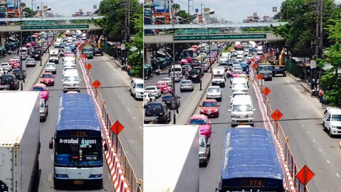 ย้ายป้ายใหม่และทำทางเว้าให้จอด แก้รถเมล์ติดระหว่างขุดสายสีเขียว